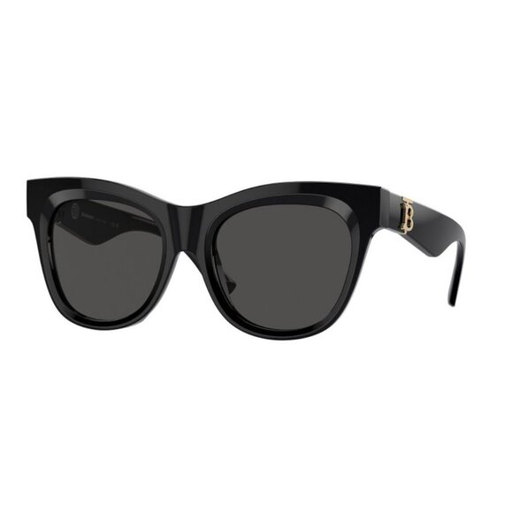 NEW BURBERRY BE4418F 300187 SUNGLASSES BLACK WOMEN BE4418F 3001/87 - Picture 1 of 3